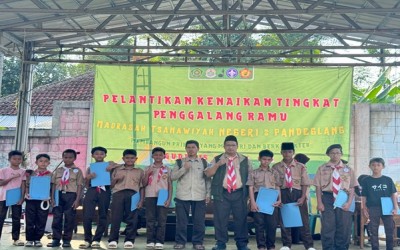 Pelantikan Kenaikan Tingkat Penggalang Ramu