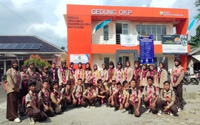 Pangkalan MTs Negeri 2 Pandeglang mengikuti event JOTA-JOTI